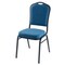 National Public Seating Stack Chair, Fabric, Natural Blue 9374-BT - alternate 4